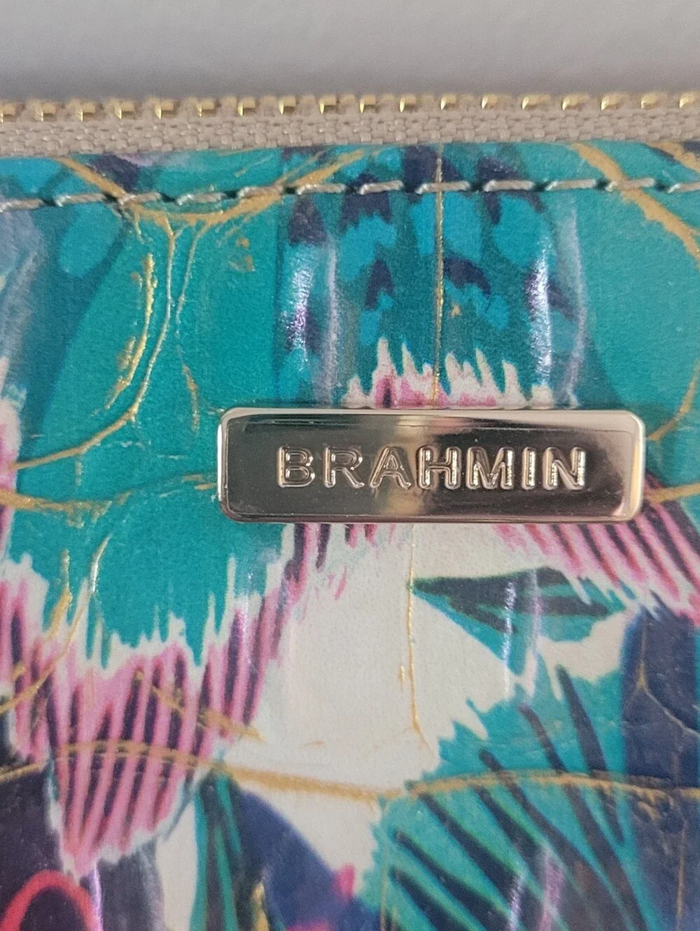 Brahmin Daisy Desert Bloom Wrislet Clutch Bag